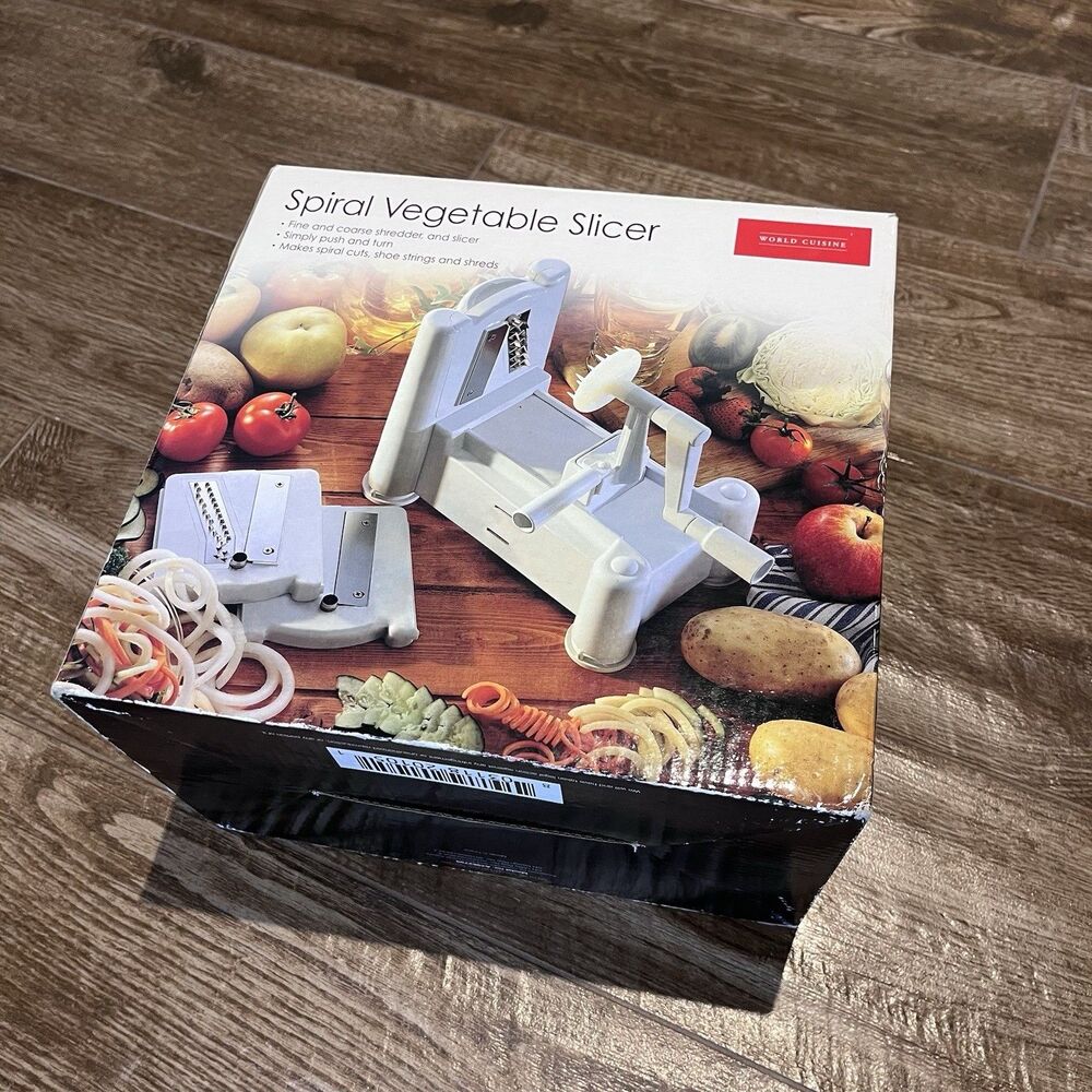 NEW! Spiral Vegetable Slicer Shredder & Spiral Noodles - World Cuisine